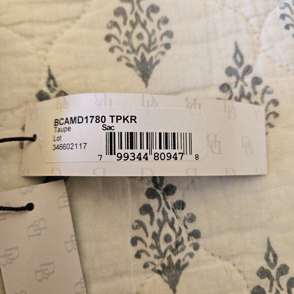 Dooney & Bourke Wayfarer Boho Nylon/Leather Large Shoulder Bag Taupe NWT - Picture 6 of 16